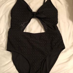 One piece high waisted swimsuit